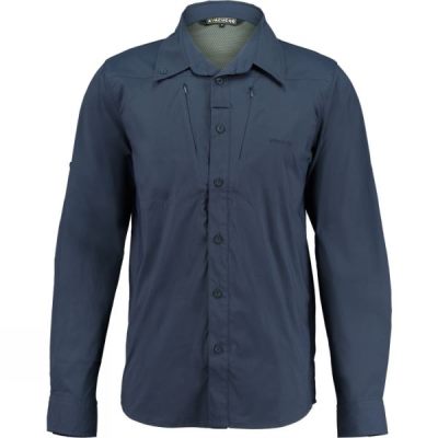 Camisa Ayacucho Equator Stretch Anti Mosquito Hombre - Azul Oscuro Marino - Chile OSG013286